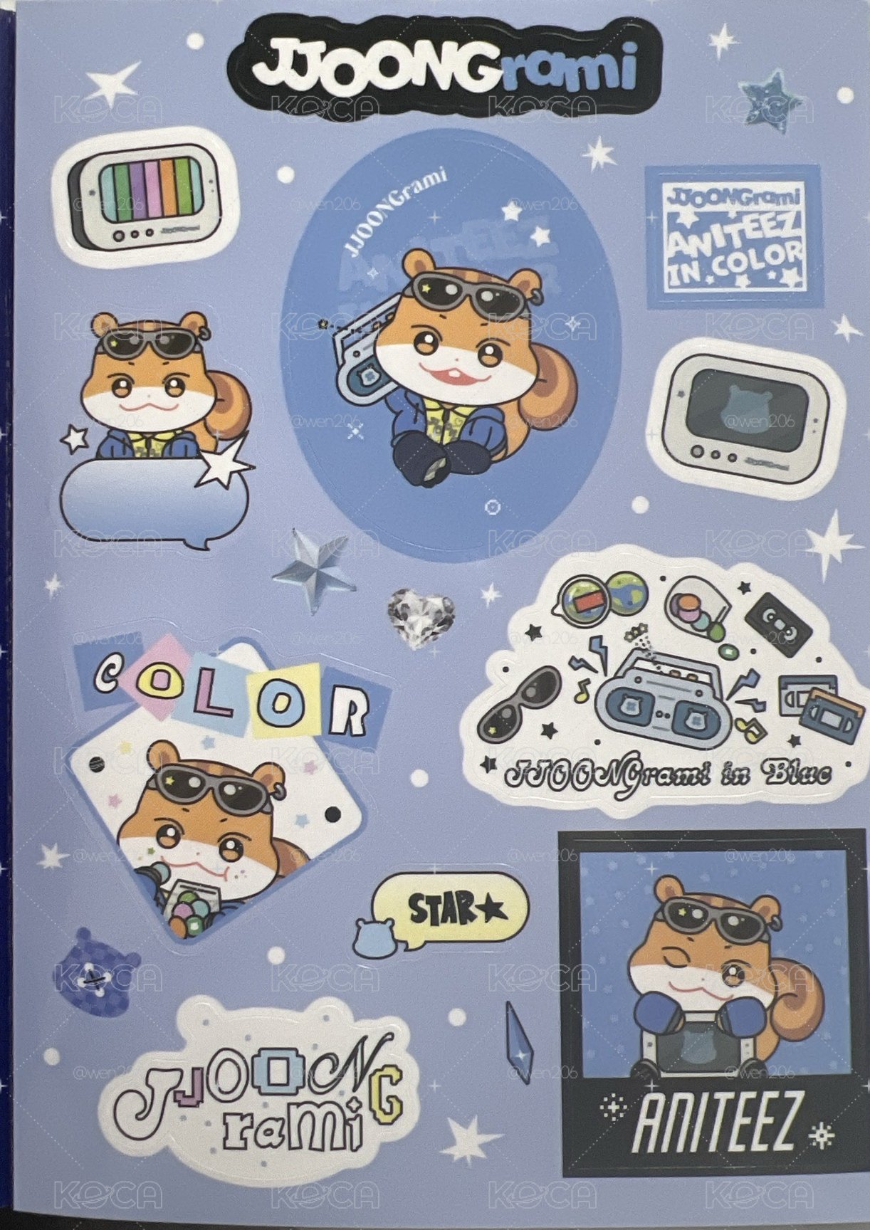 貼紙書拆售 無星鍾