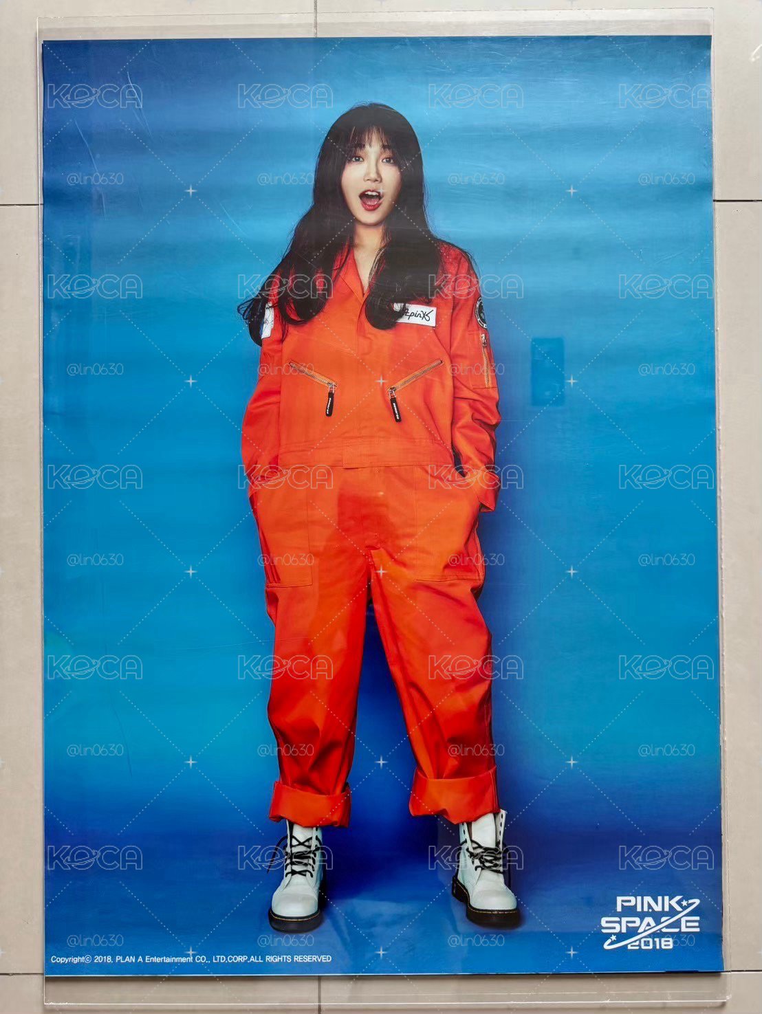 APINK PINK SPACE 演唱會 恩地 個人海報