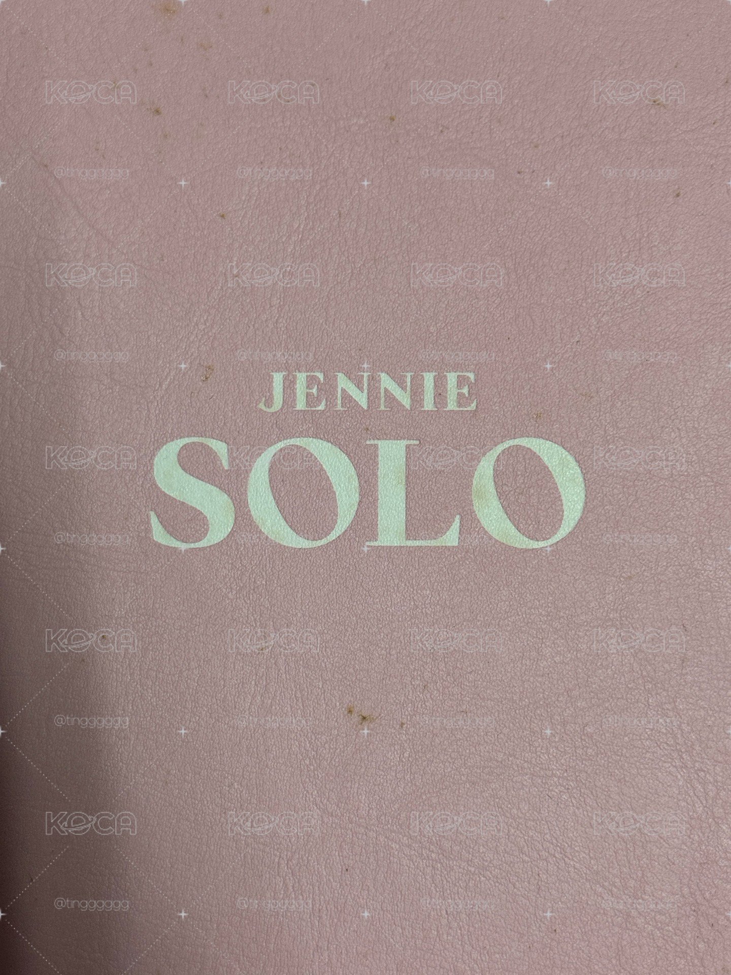 Solo 專輯 特別版寫真 Jennie