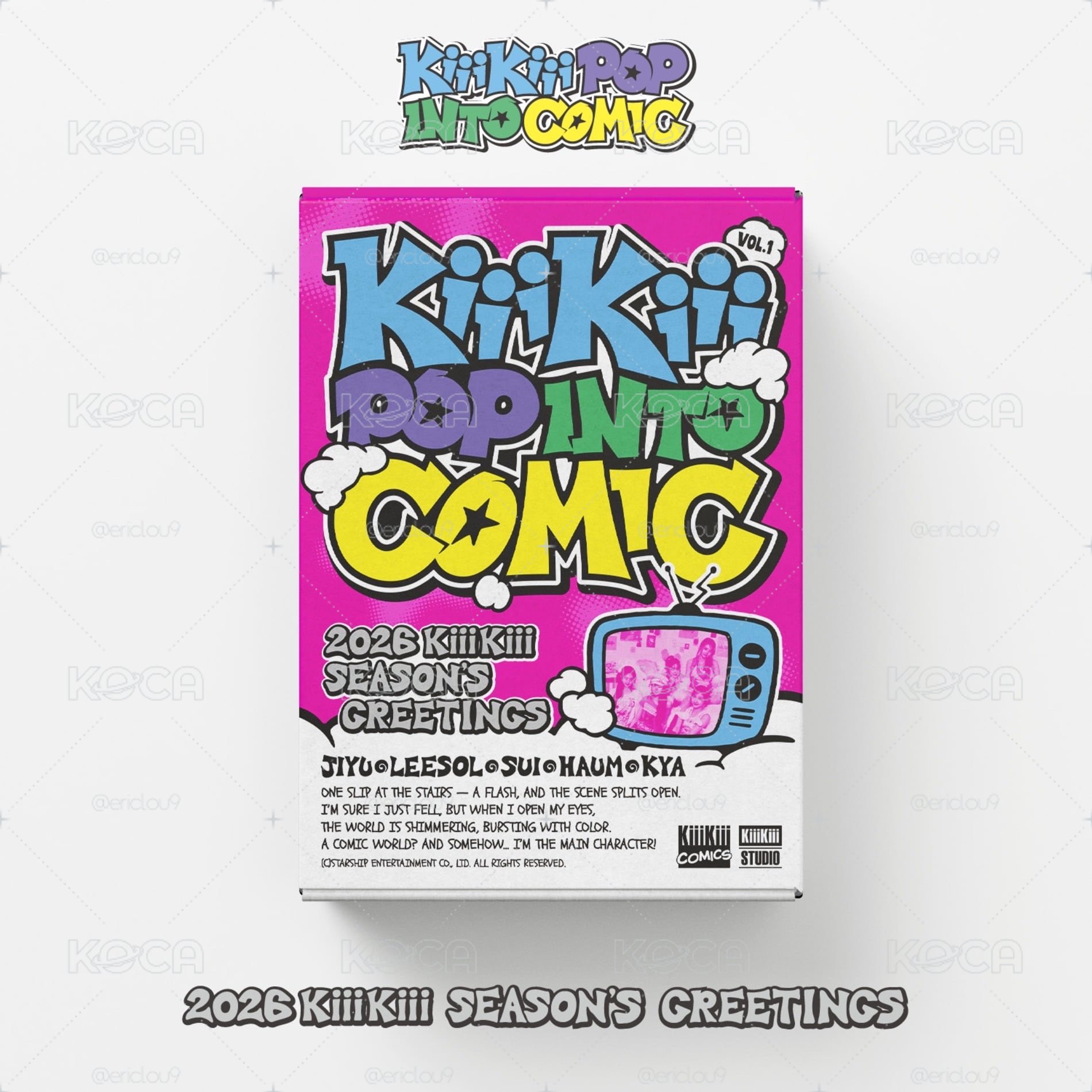 免包手｜KiiiKiii 2026年曆