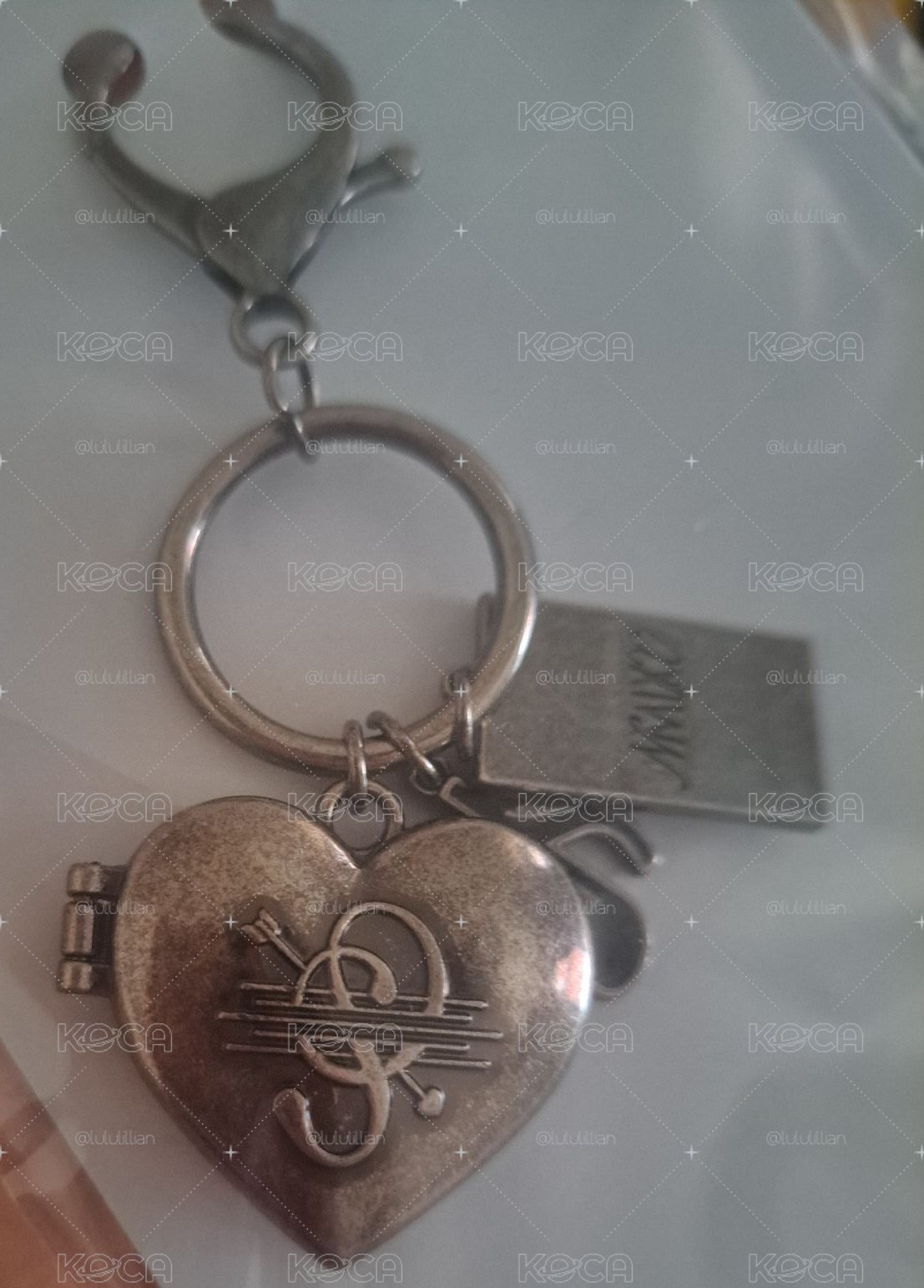  【現貨速寄】（嫄）鏡子鑰匙圈吊飾+光柵