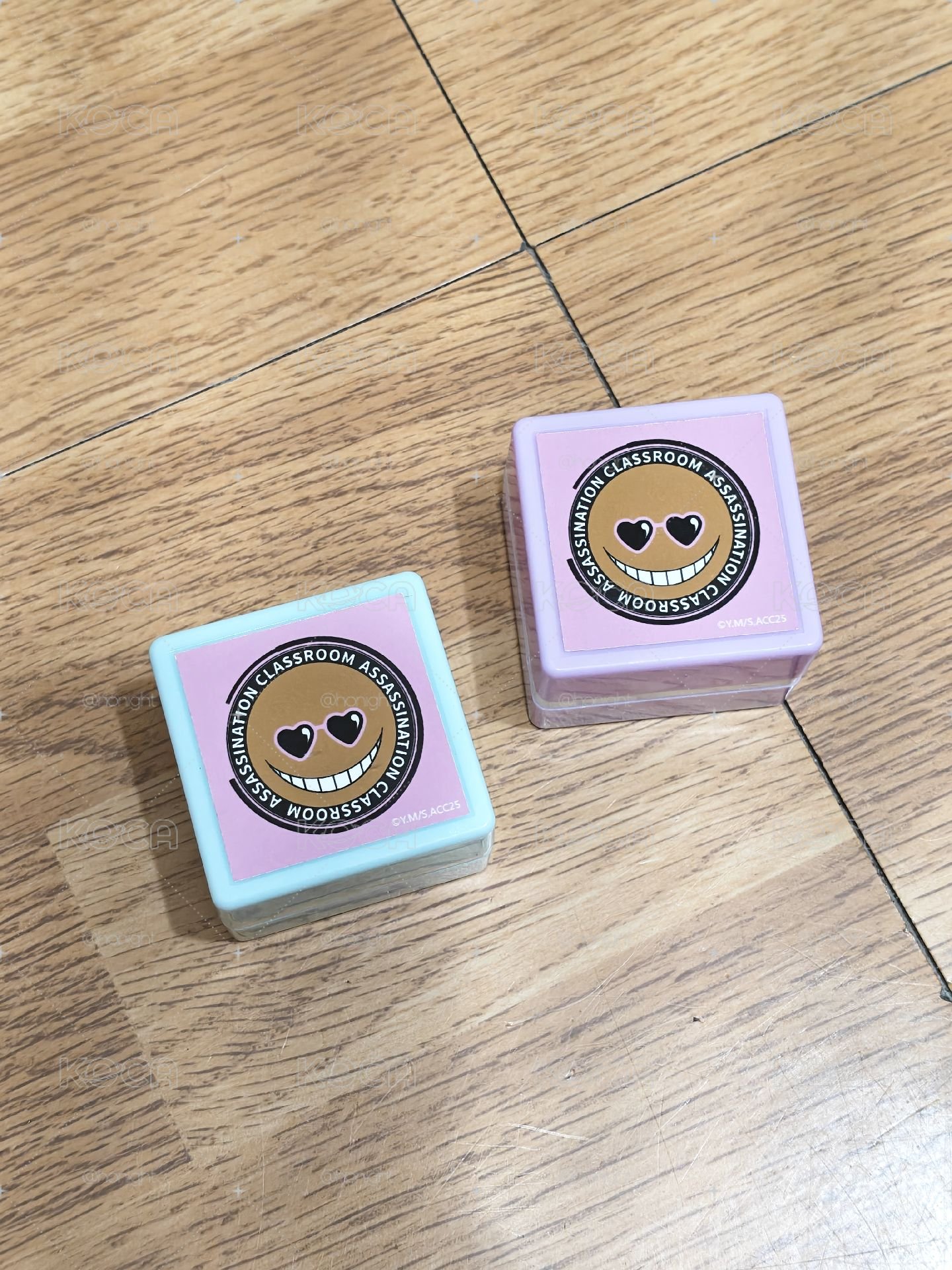 暗殺教室 殺老師 印章 扭蛋 曬黑臉