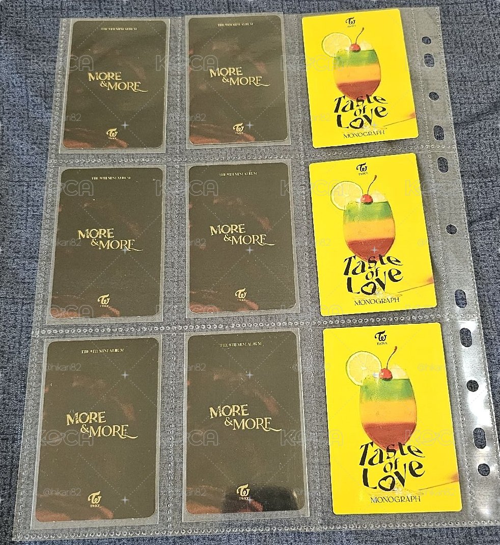 TWICE  MORE & MORE &  Taste or Love