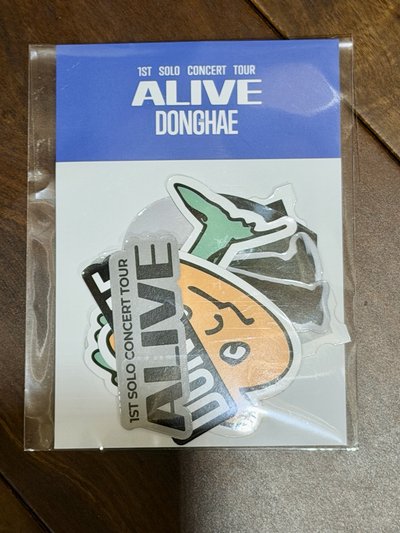 東海 DONGHAE ALIVE 首爾線下週邊 貼紙組