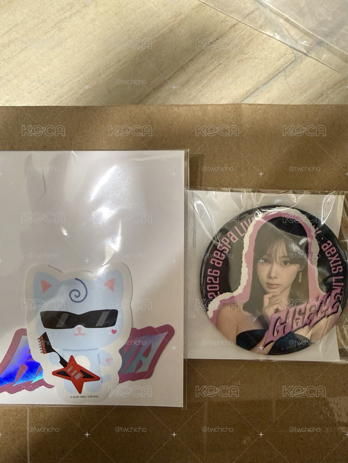 aespa 日巡 扭蛋 轉蛋 徽章 卡套 鑰匙圈 扇扣 pick
