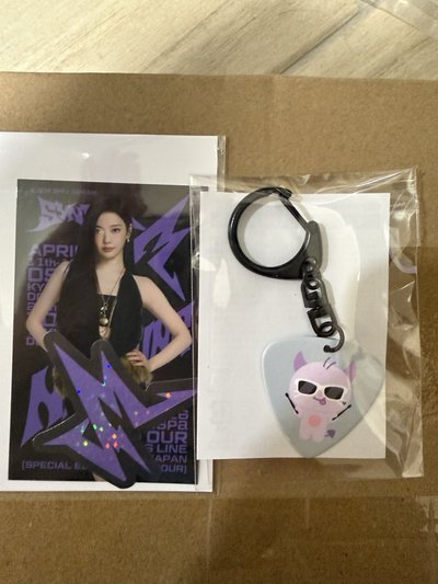 aespa 日巡 扭蛋 轉蛋 徽章 卡套 鑰匙圈 扇扣 pick
