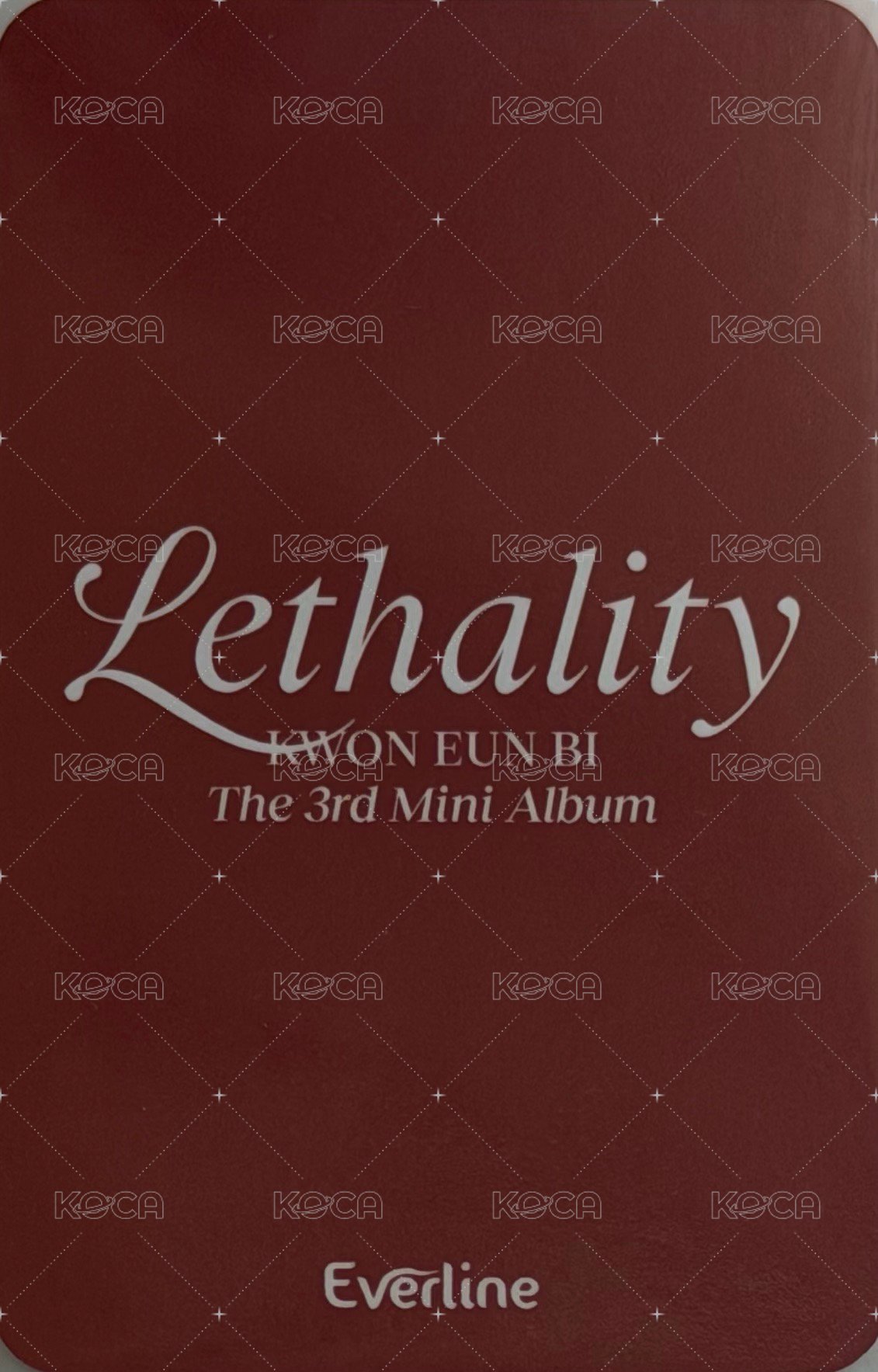 Lethality el 2.0 簽售卡  背面