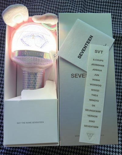 （現貨含蹦蹦兔子手燈套）seventeen 二代克拉棒 手燈