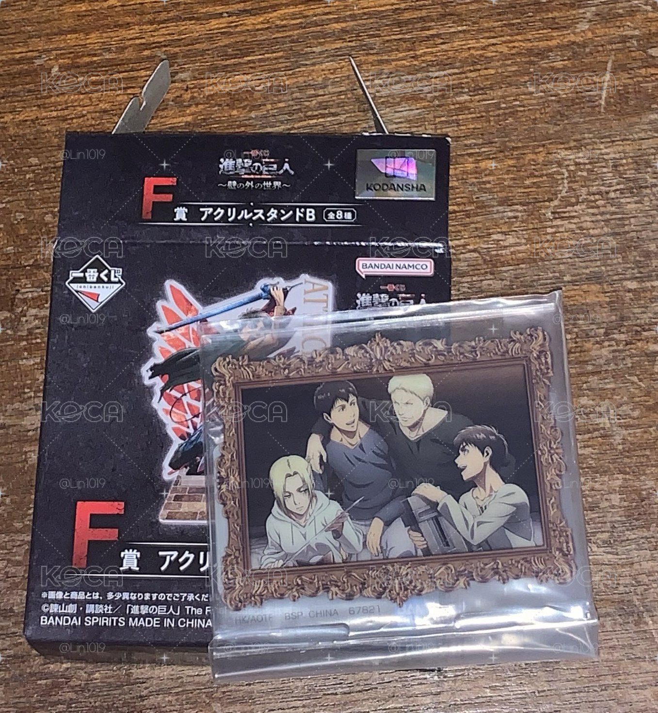 進擊的巨人 牆外的世界 F賞 瑪雷三人組+艾連