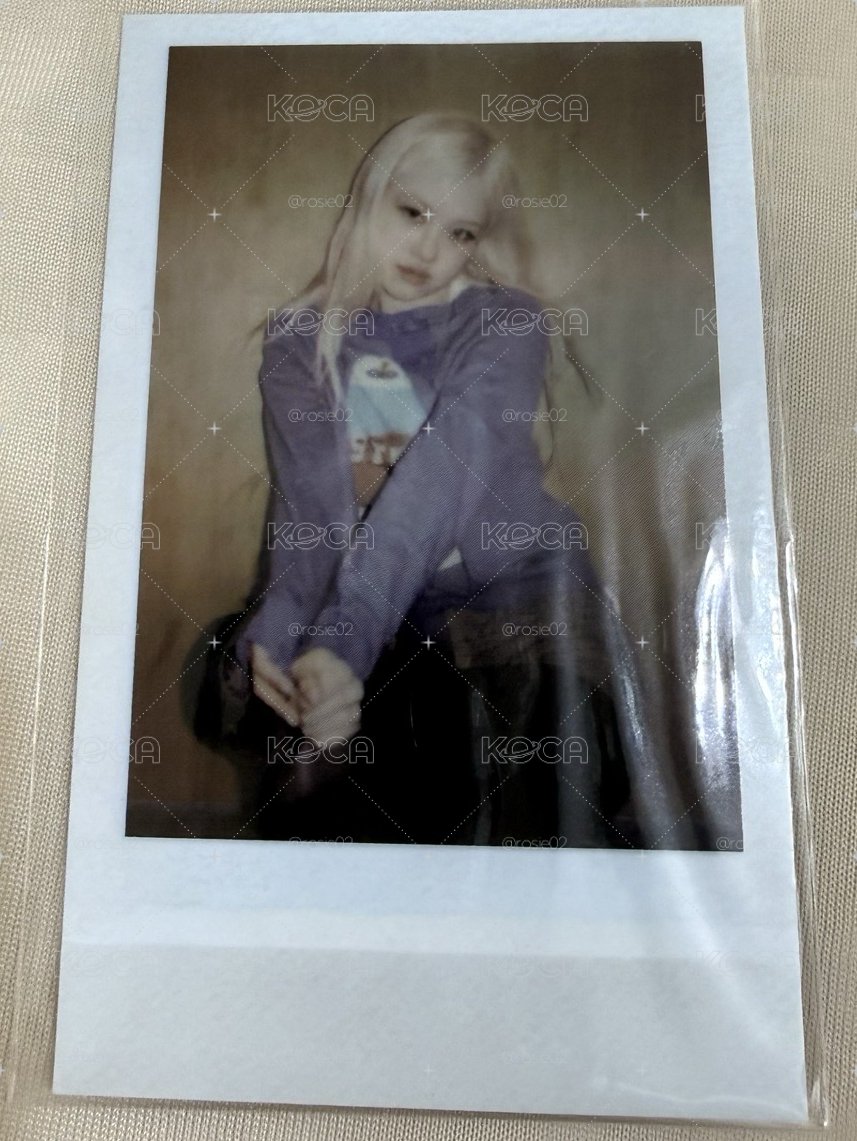 ROSÉ 拍立得小卡