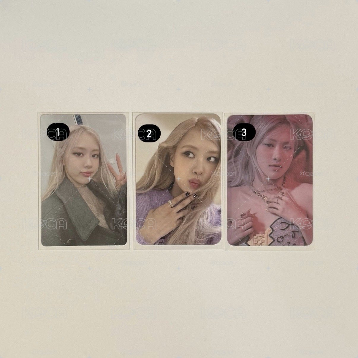 BLACKPINK ROSÉ小卡