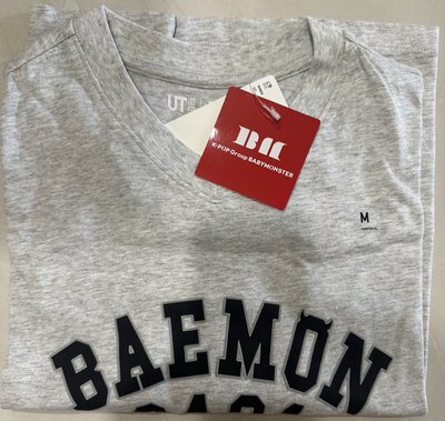 UNIQLO T恤 baby monster