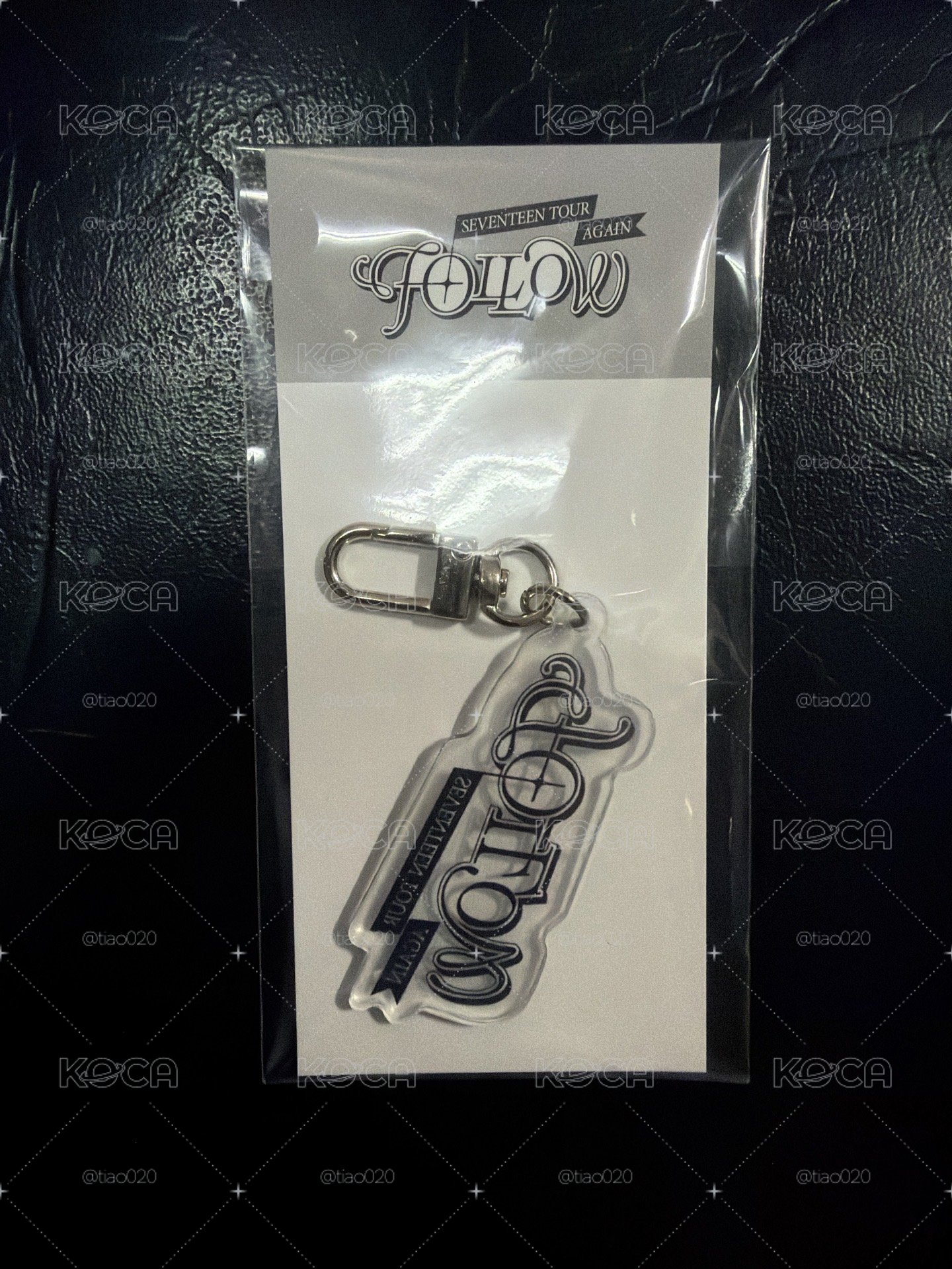 SEVENTEEN TOUR : FOLLOW AGAIN to RIGHT HERE GIFT wvs 吊飾
