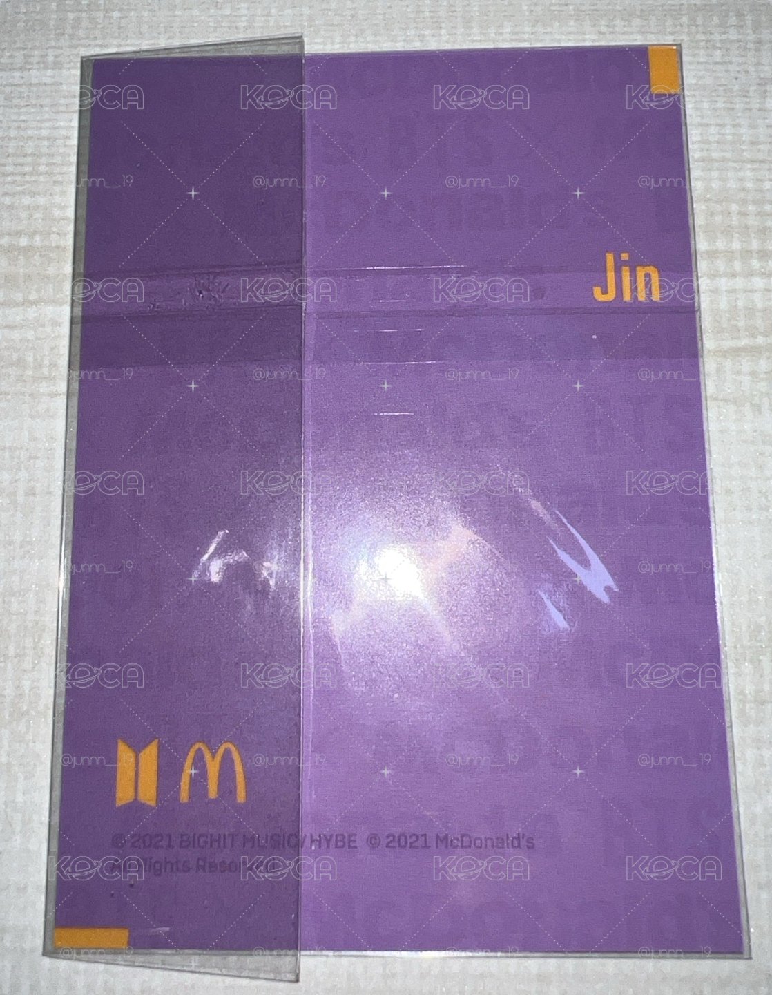 MCD 代言卡 