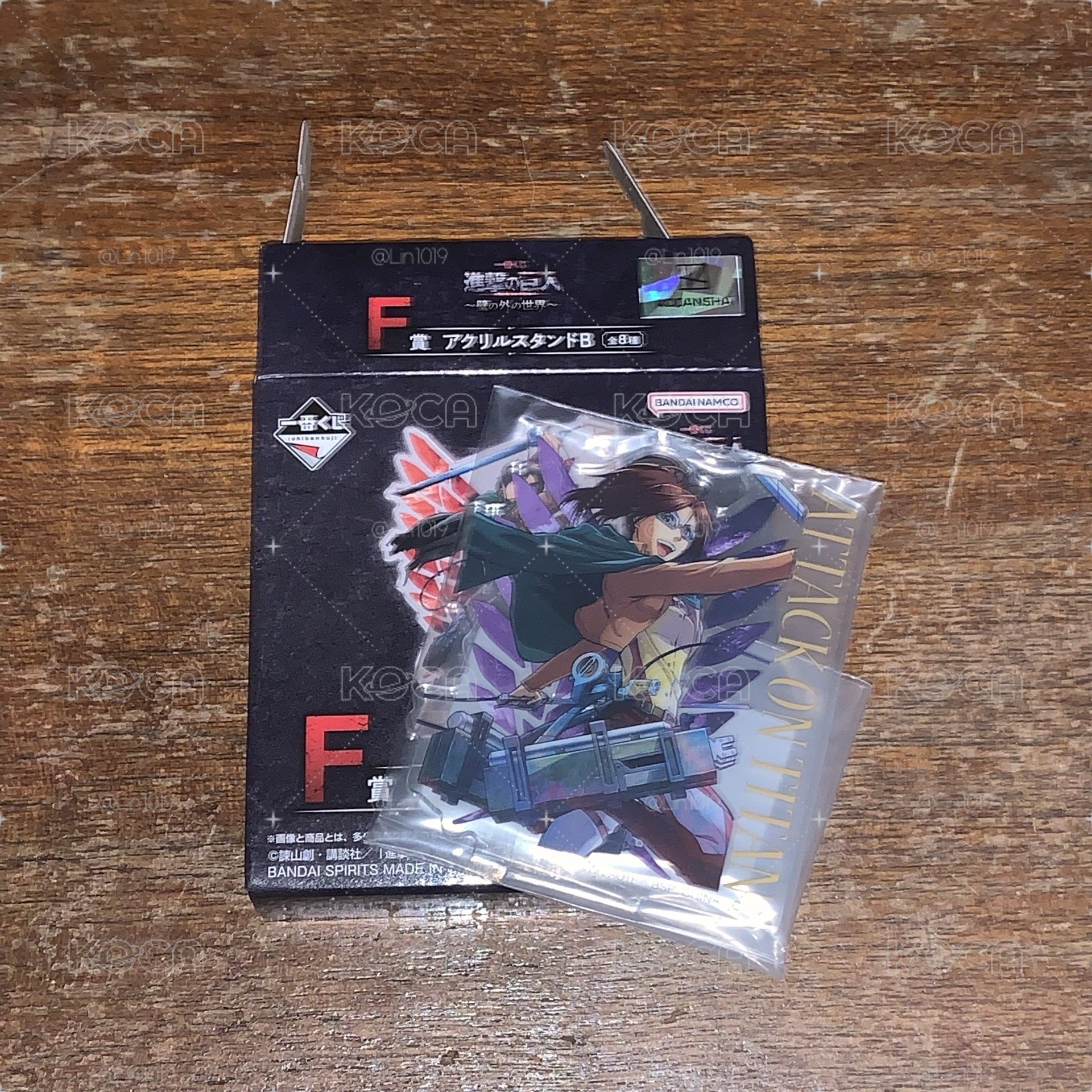 進擊的巨人 牆外的世界 F賞 漢吉單人立牌