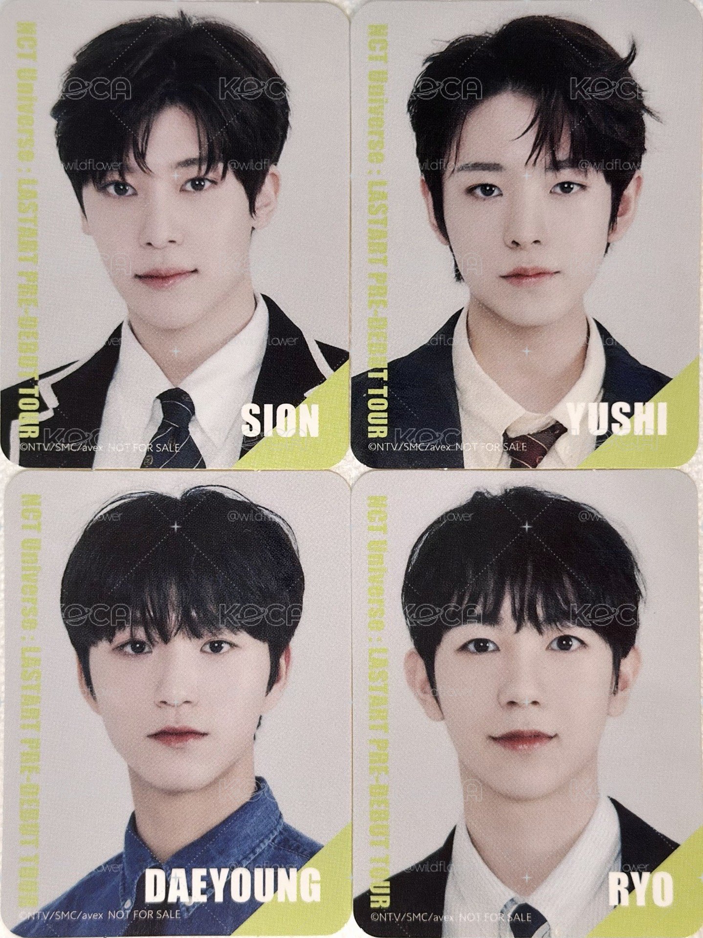 Lastart預出道巡演美妝貼紙 Sion Yushi Jaehee Ryo