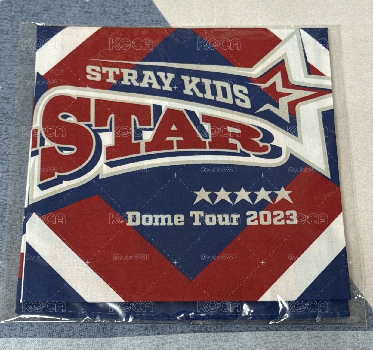 Stray kids 五星日巡方巾 5-STAR DOME TOUR2023正版周邊