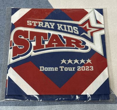 Stray kids 五星日巡方巾 5-STAR DOME TOUR2023正版周邊