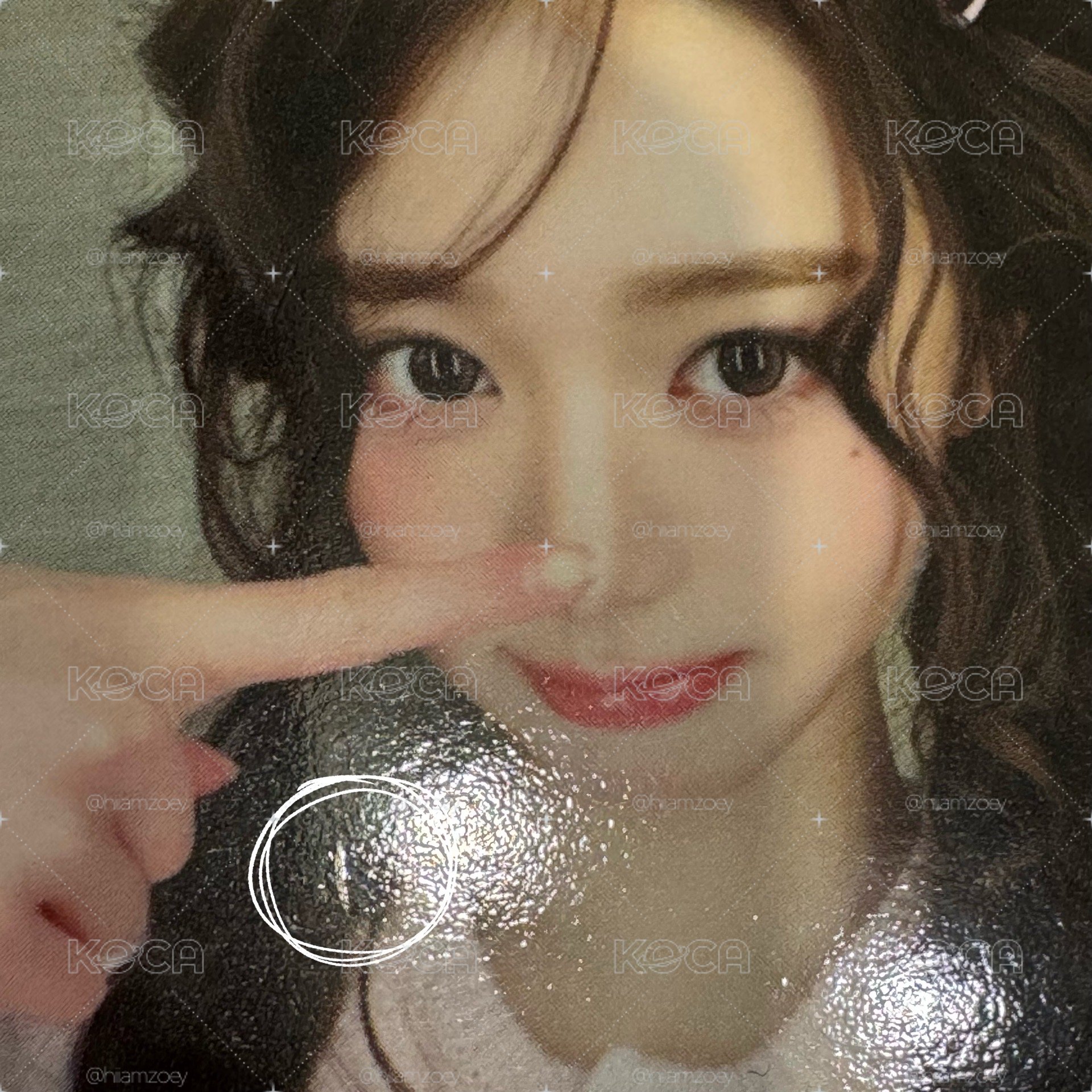 IVE SECRET yeti幸運卡 娜娜米員 有瑕