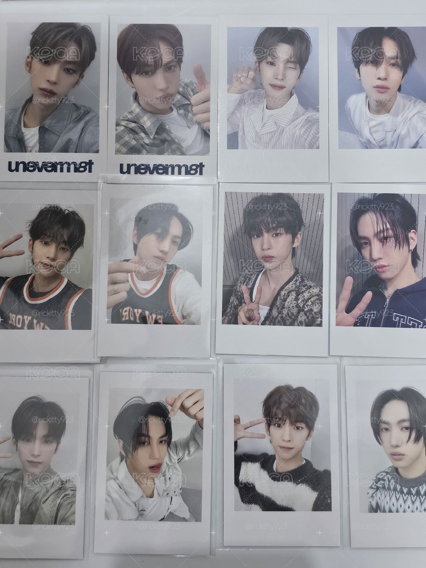 idntt Unevermet id1 id6 Dohun Juho 特典卡