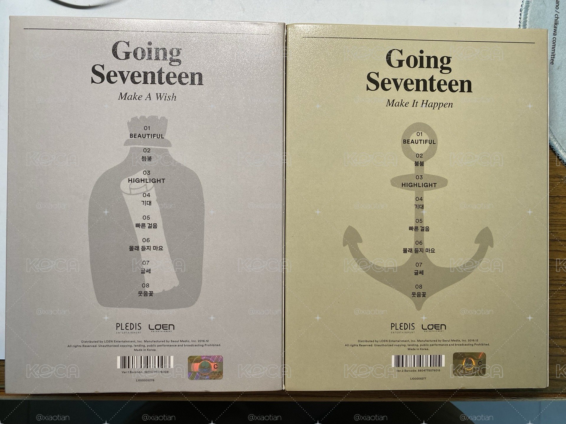 seventeen迷你3空專 兩版合售