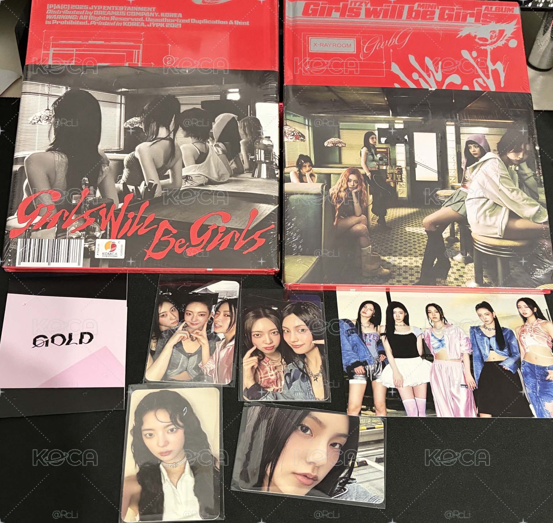 ITZY Girls Will Be Girls 未拆專+小卡一級套餐