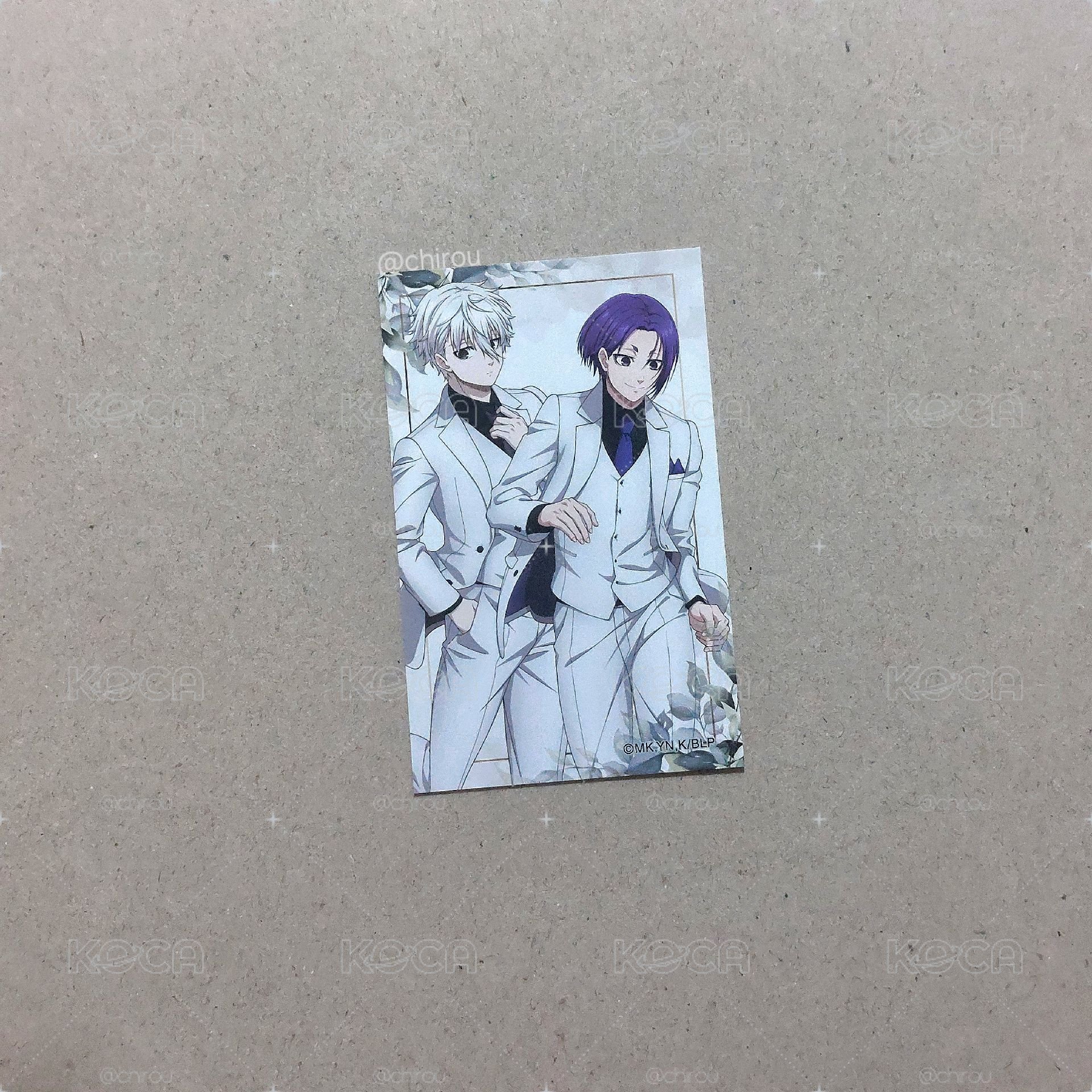 藍色監獄 凪誠士郎 玲王 白西裝小卡
