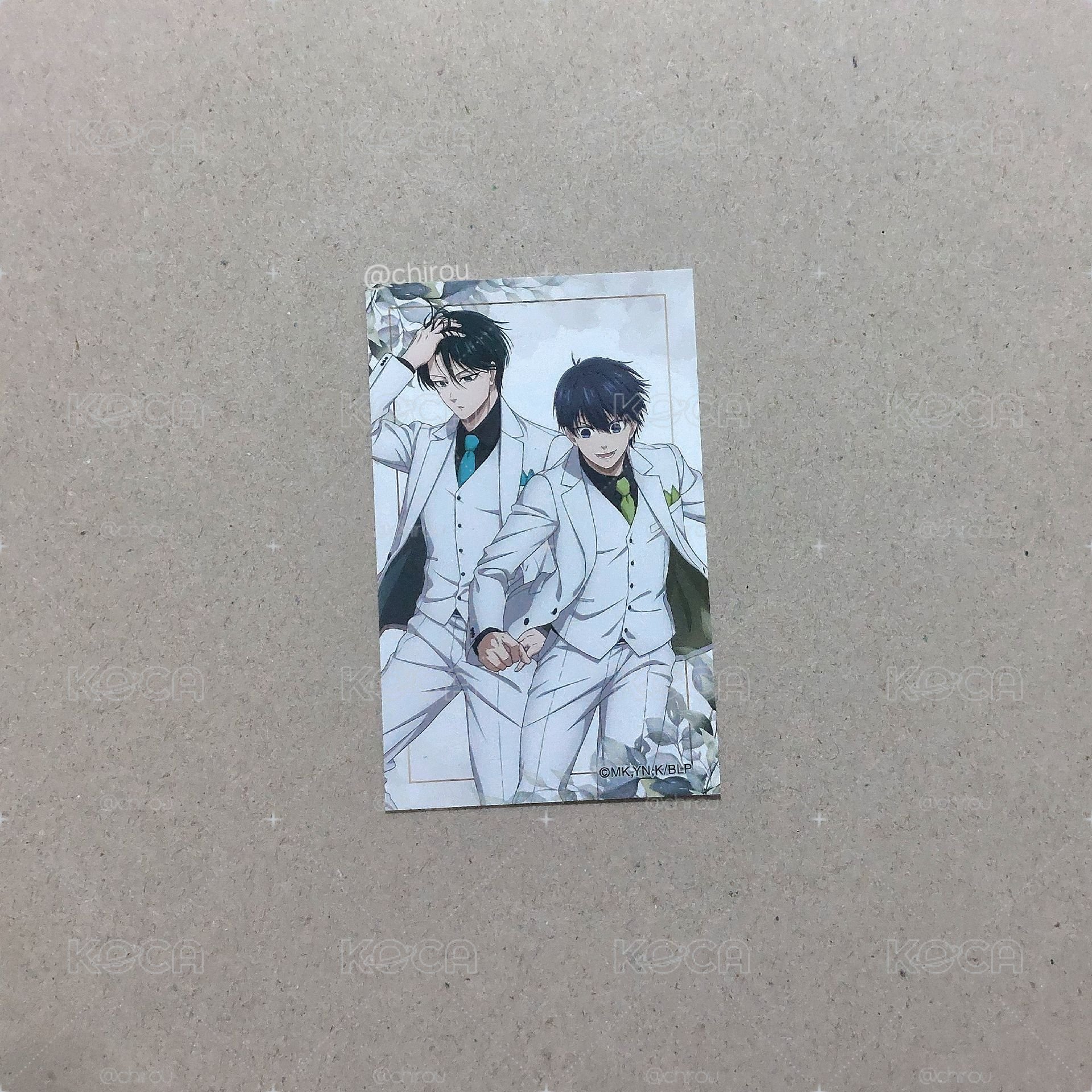 藍色監獄 糸師凜 潔世一 白西裝小卡