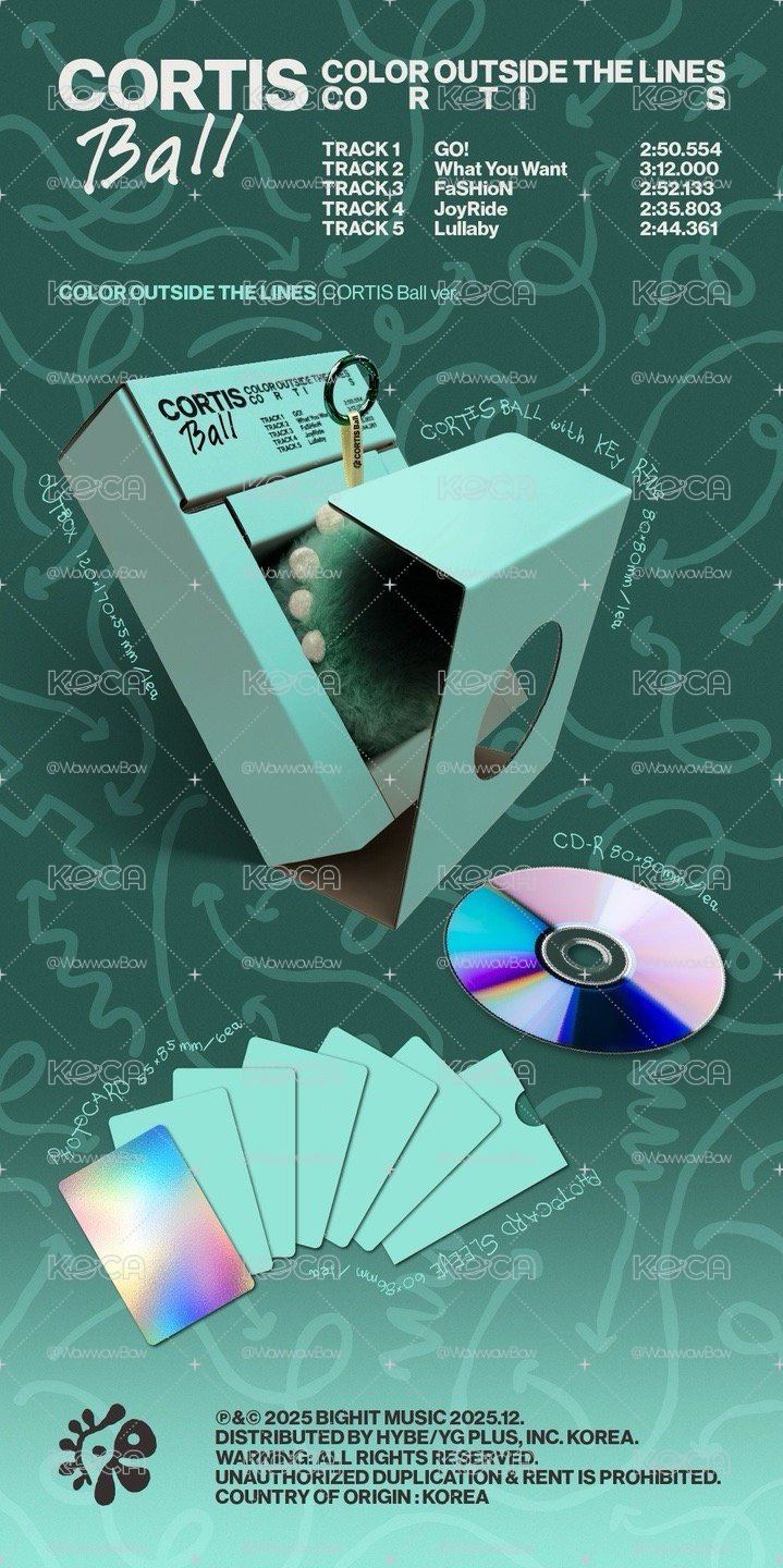 現貨速寄 Cortis 球專  [COLOR OUTSIDE THE LINES] (CORTIS Ball ver.)