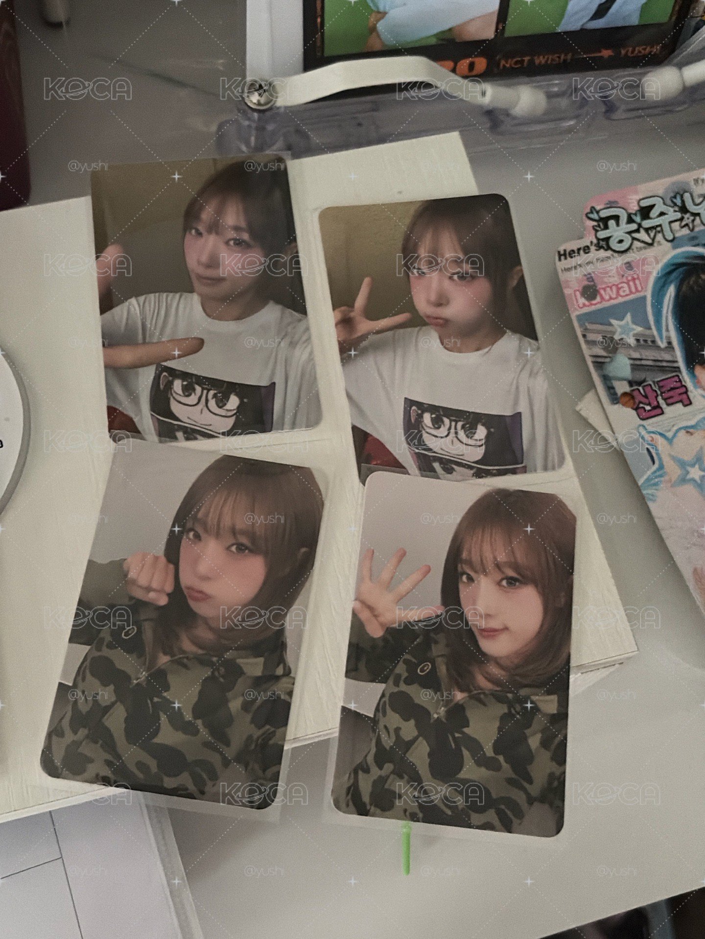 yena 台北入場卡 day1 四張一套+海報