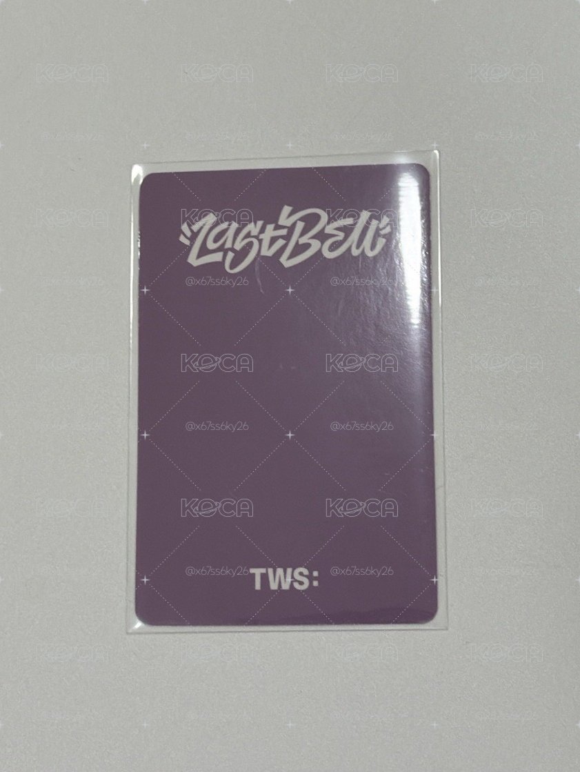 tws yzy last bell 特典卡英宰