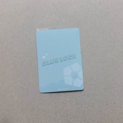 藍色監獄 玲王 粉彩小卡
