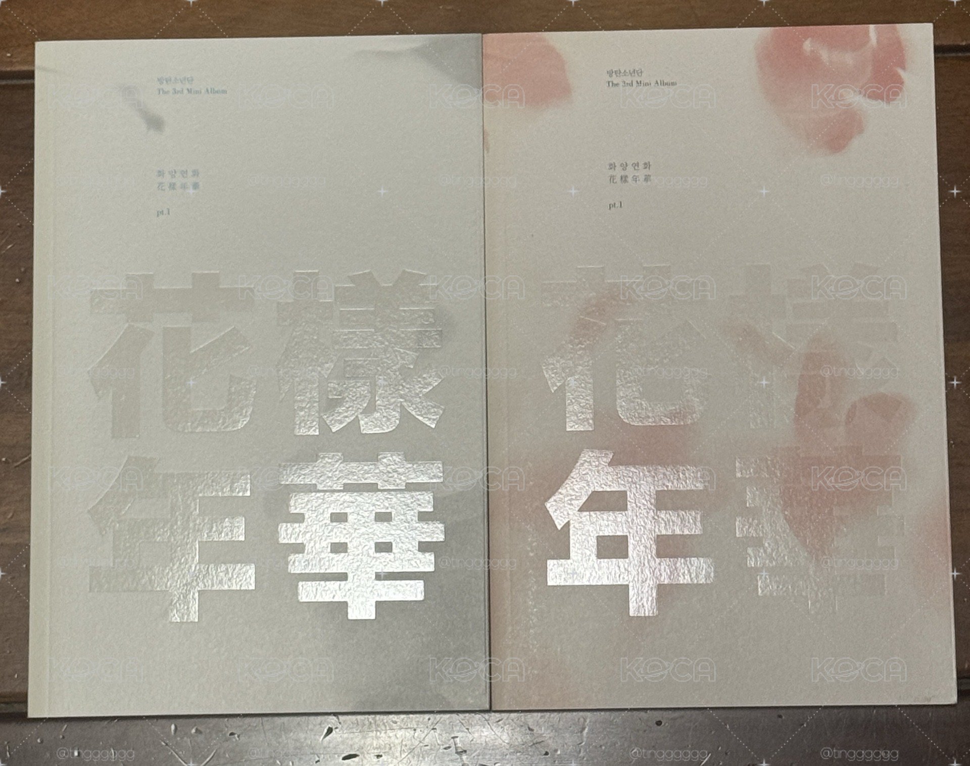 綁區 BTS 花1 專輯 空專