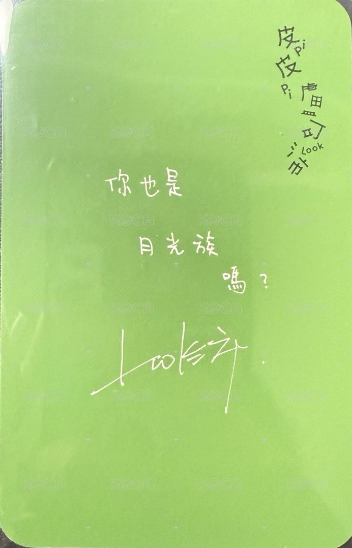 皮皮 專輯卡 華麗皮皮 背面