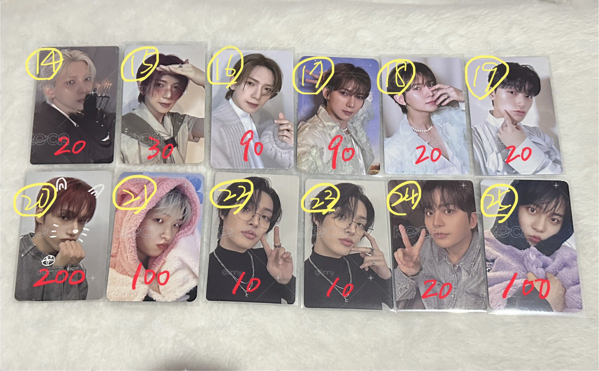 ATEEZ小卡區