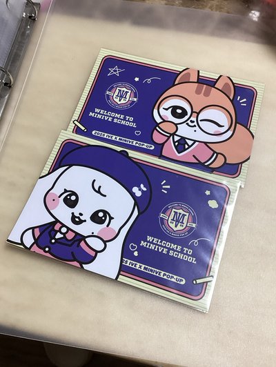圓秋明信片 兩張不拆🤍