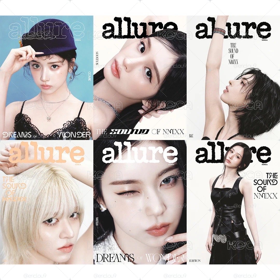 免包手｜NMIXX allure 雜誌