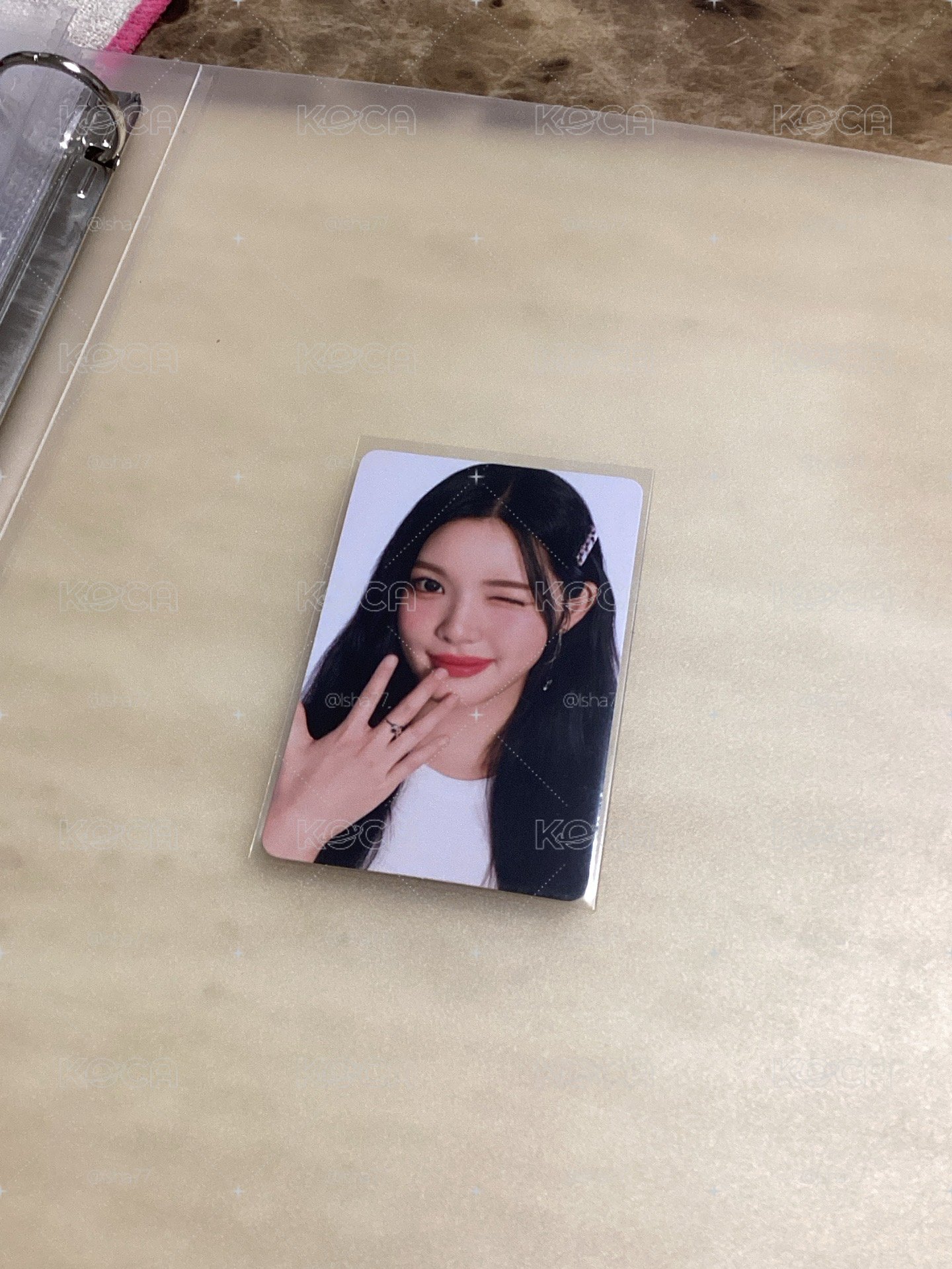 yuha bnb代言卡🤍（手寫卡背