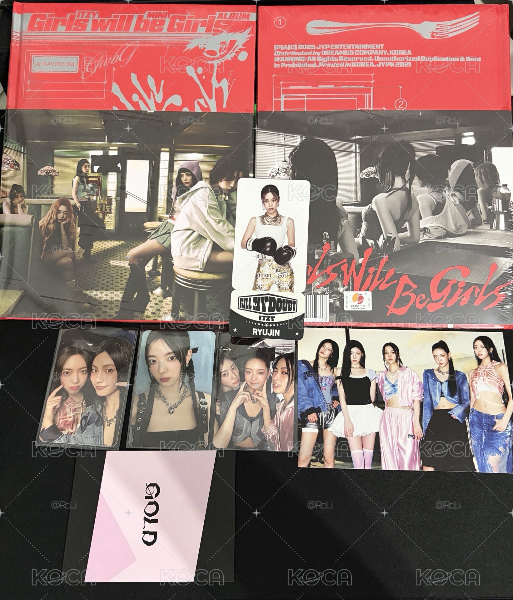 ITZY Girls Will Be Girls 未拆專+小卡一級套餐