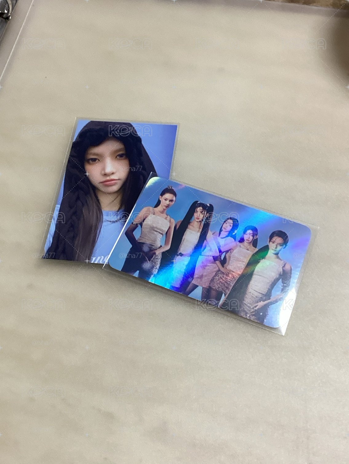 打歌卡+閃卡團卡 兩張不拆