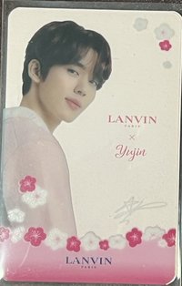 Lanvin 香水 代言卡 透卡