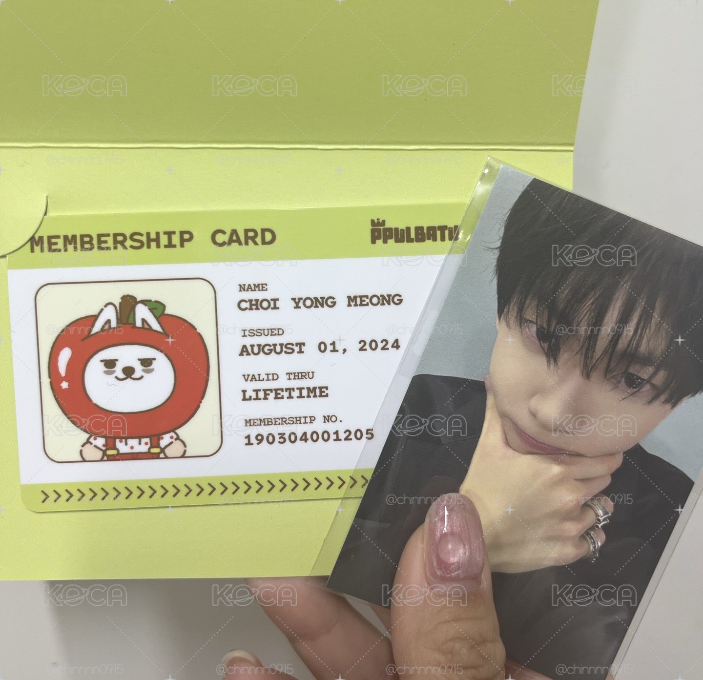 TXT 蘋果快閃店 ID卡+滿額卡
