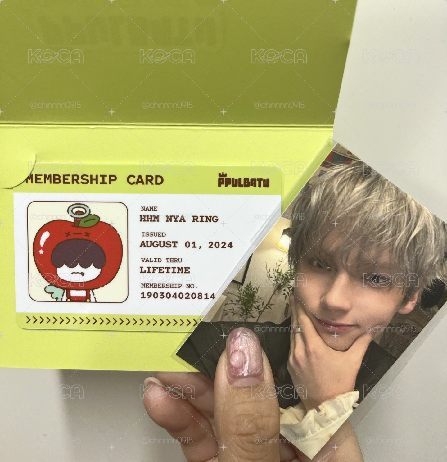 TXT 蘋果快閃店 ID卡+滿額卡