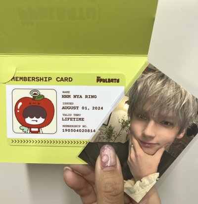TXT 蘋果快閃店 ID卡+滿額卡