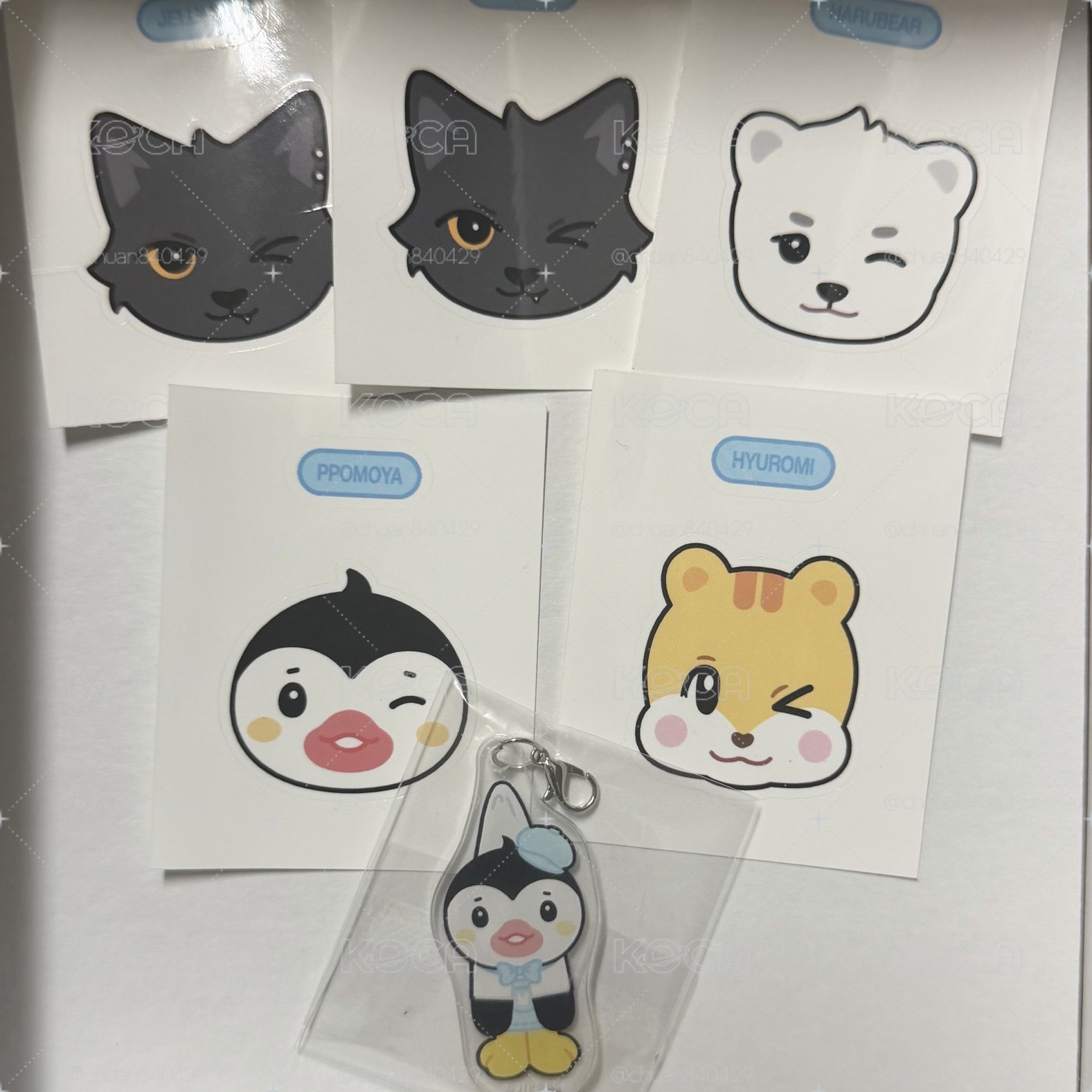 🐧吊飾+任務貼紙一起售