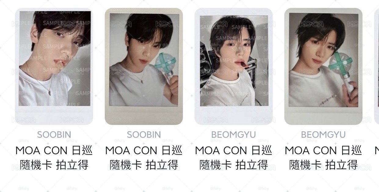 moa con jp拍立得 彬+圭set