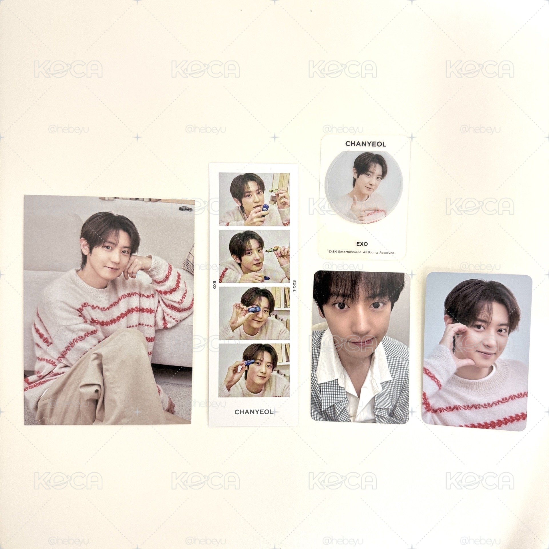 EXO 會員禮 燦烈set