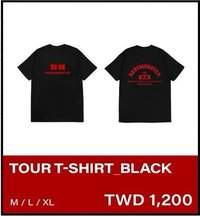 25世巡 TOUR T恤 （黑）
