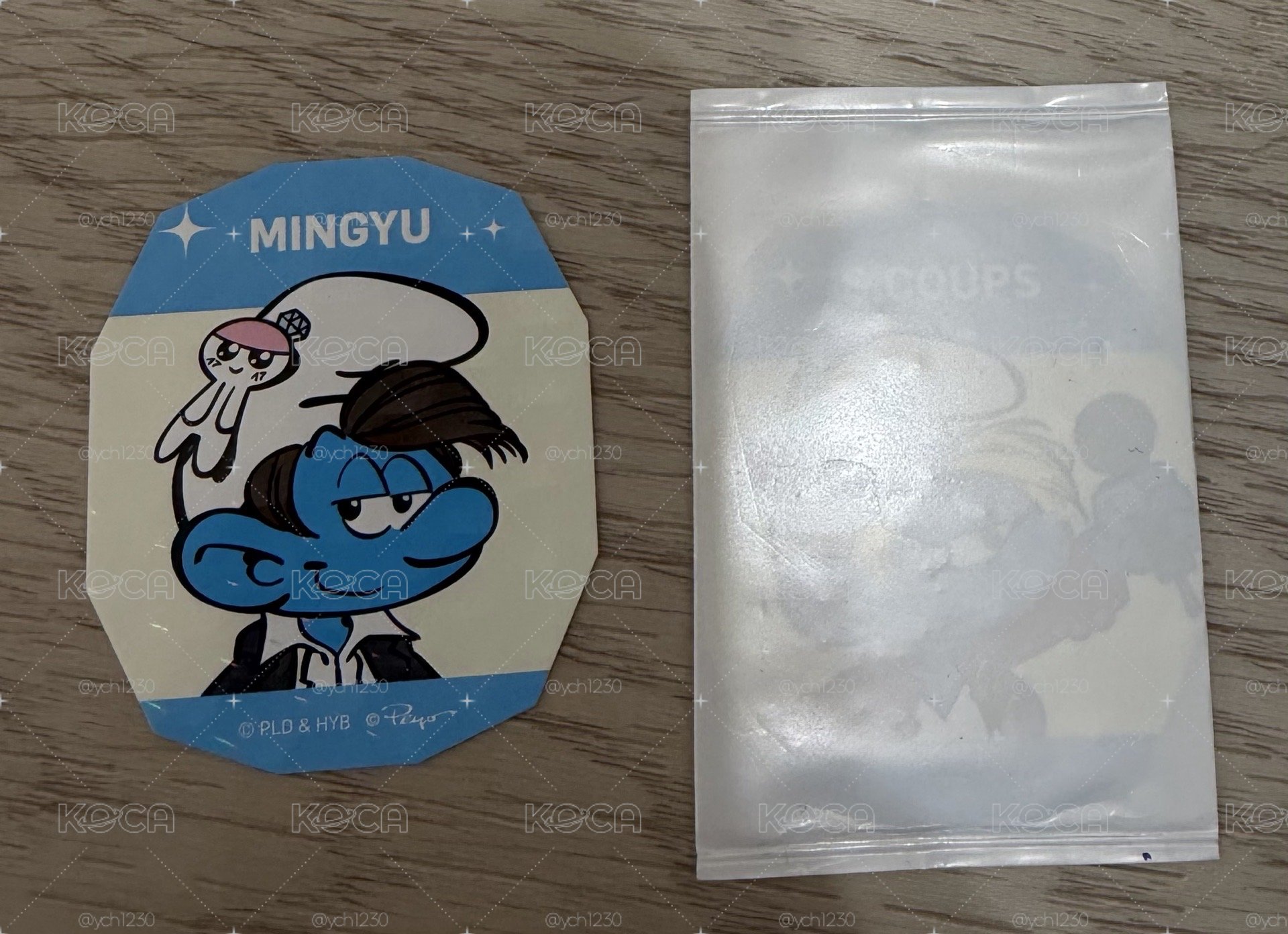 Smurf藍色小精靈貼紙哲奎