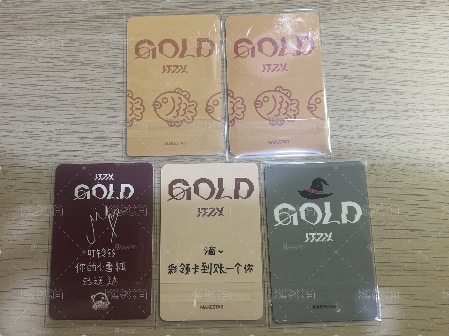 GOLD簽售+特典卡